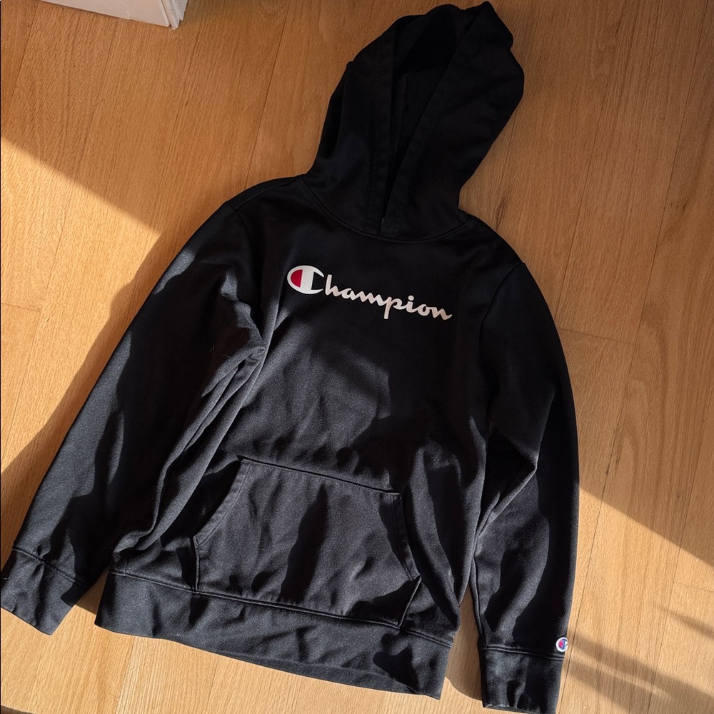 Champion Black Pullover Hoodie